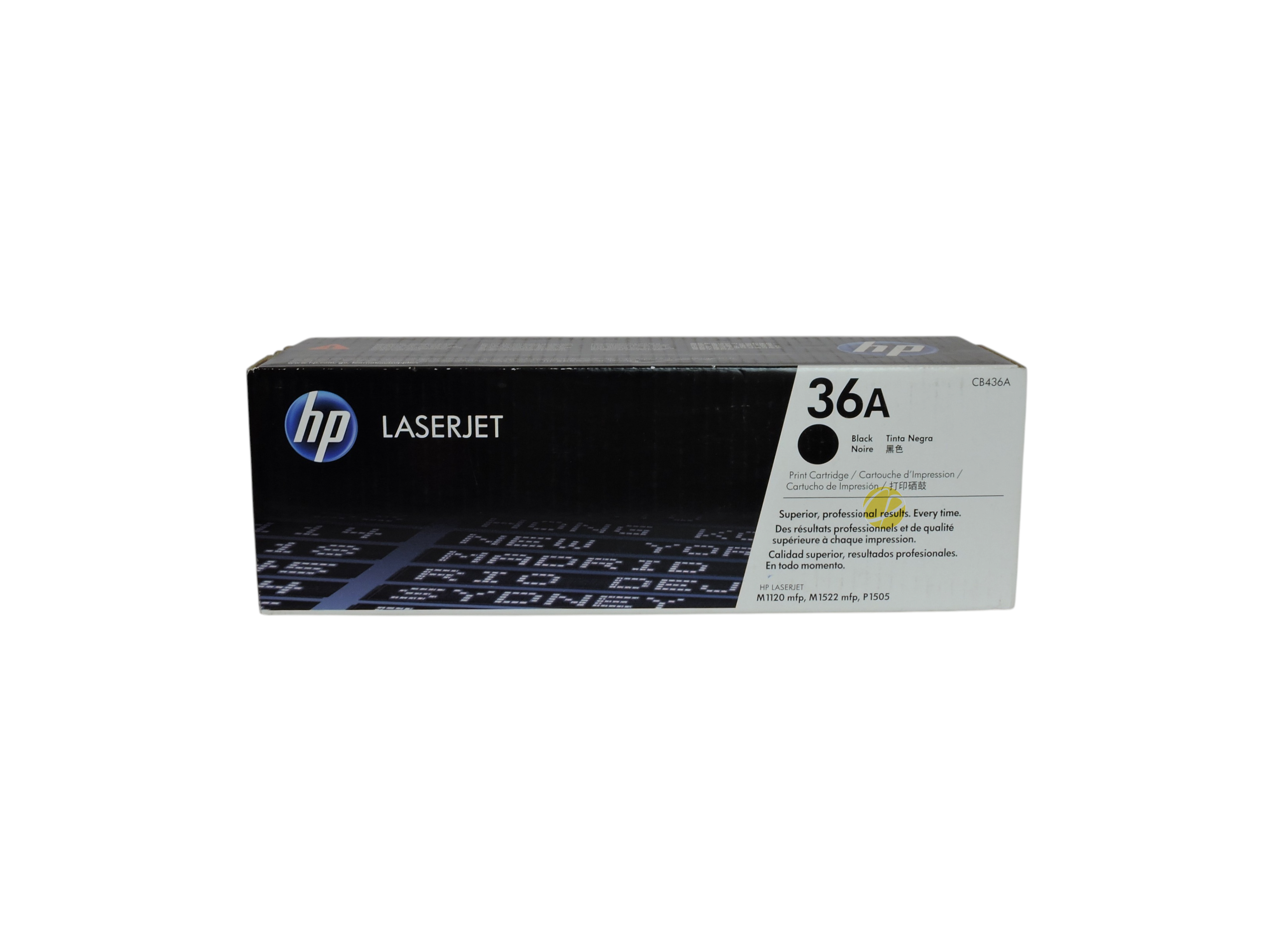 Cartucho de tóner negro original HP 36A para impresoras LaserJet, vendido por Compras Perfectas